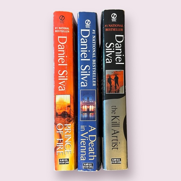 3 Daniel Silva paperbacks; The Kill Artist, A Death in Vienna, Prince of Fire - Picture 2 of 8
